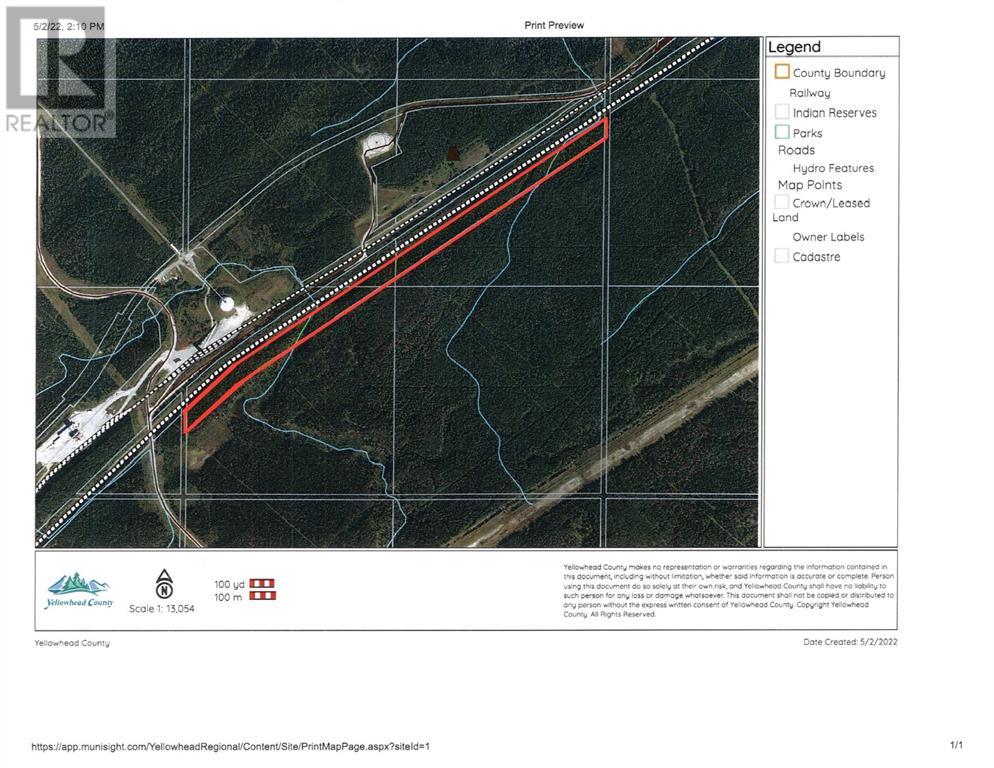 Yellowhead County Land Ownership Map For Sale: 5-23-52-28 Sw, Rural Yellowhead County, Alberta T7V1A0 - A1212773  | Realtor.ca