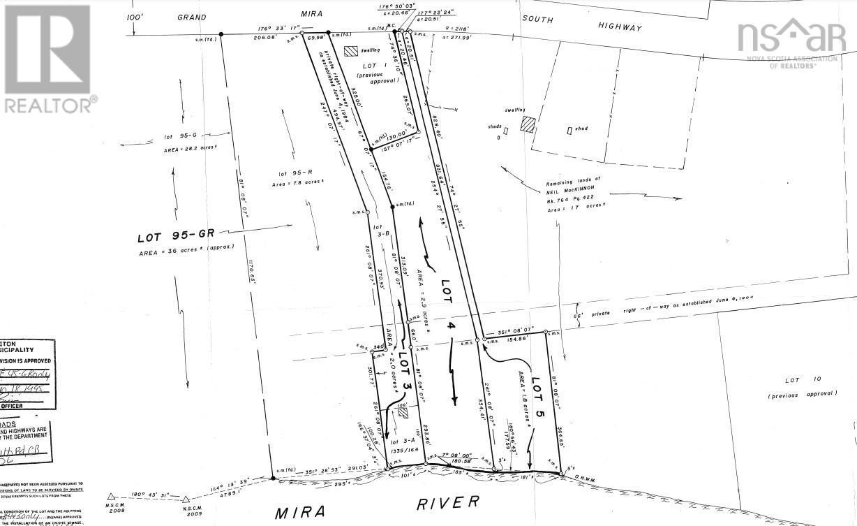 For sale Lot Grand Mira South, Grand Mira South, Nova Scotia B1K1K7