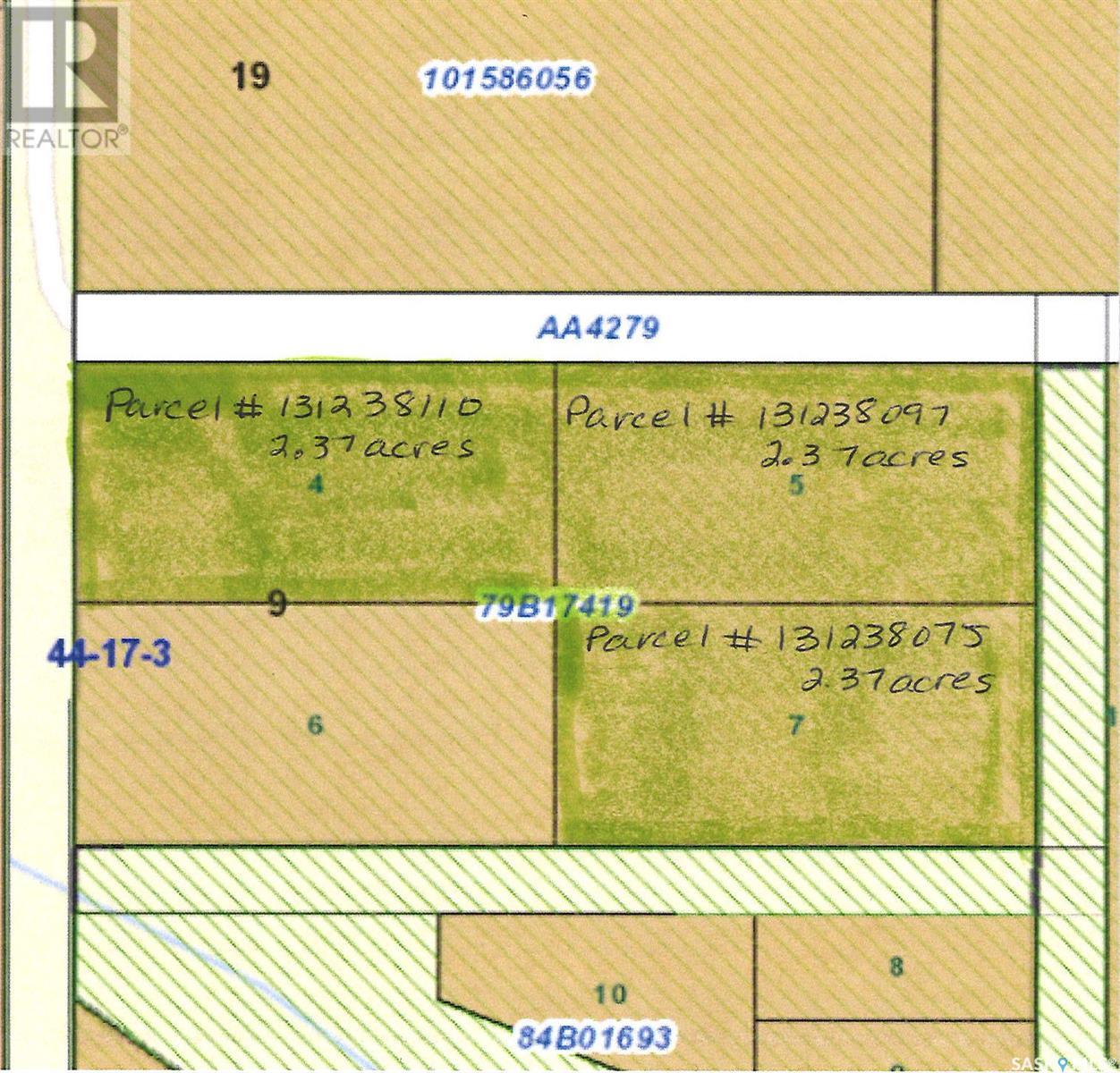 For sale Lots 4, 5, 7 Block 9 McMillan Road, North Battleford Rm No