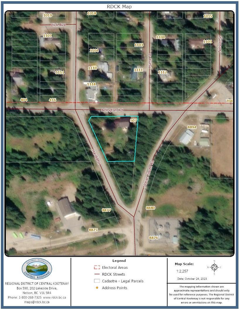 For sale 507 ARLINGTON ROAD, Slocan, British Columbia V0G2C0 2473811