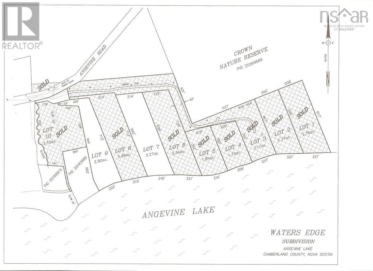 For sale Lot 9 Angevine Road, Angevine Lake, Nova Scotia B0K1Y0
