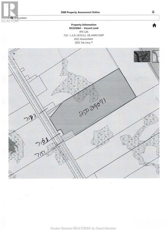 For sale Lot Route 126, Adamsville, New Brunswick E4T2E1 M156889