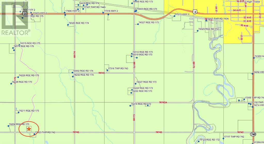 For sale 17426 Township 742, High Prairie, Alberta T0G1E0 A2103060