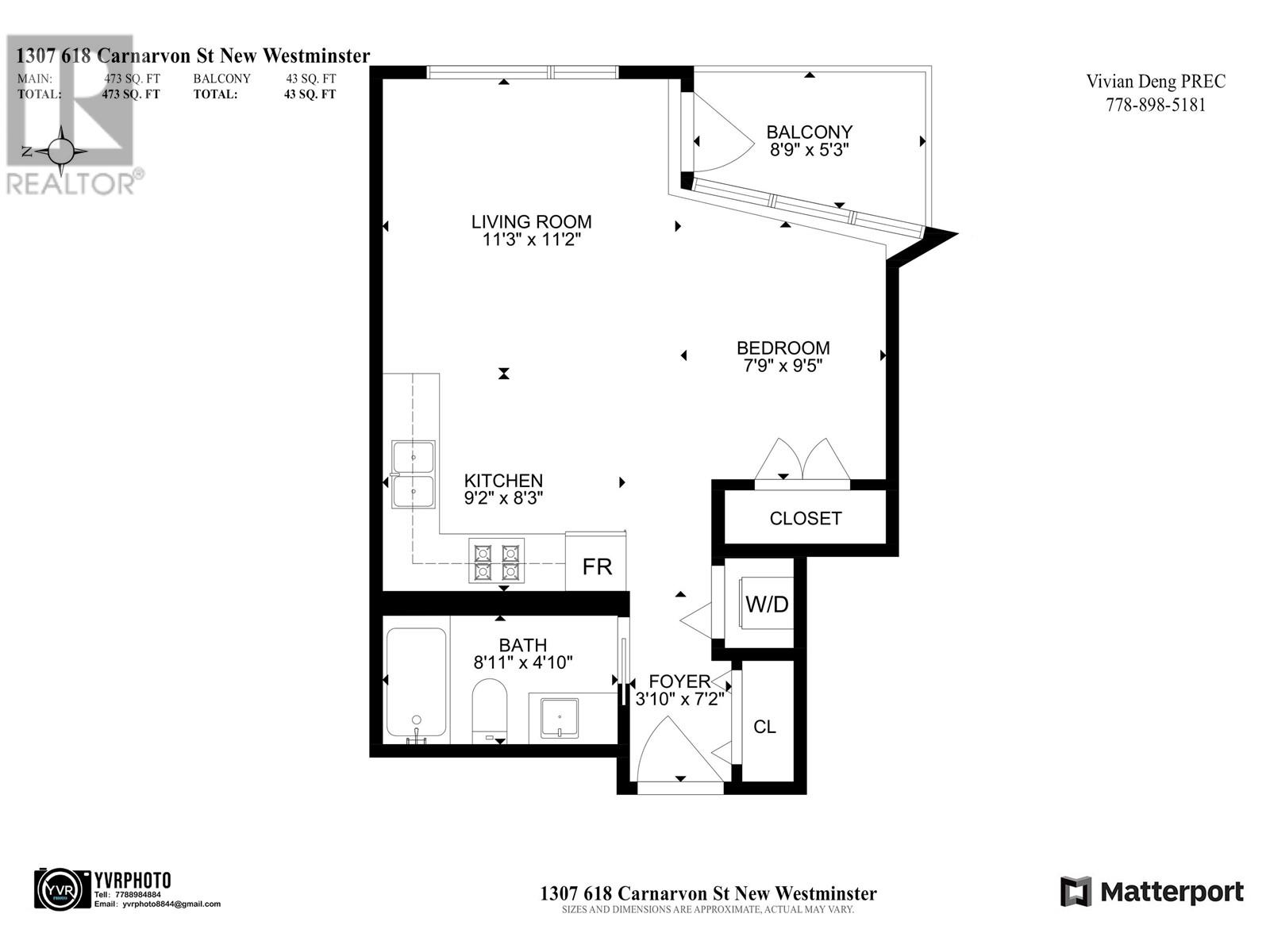 For sale 1307 618 CARNARVON STREET, New Westminster, British Columbia