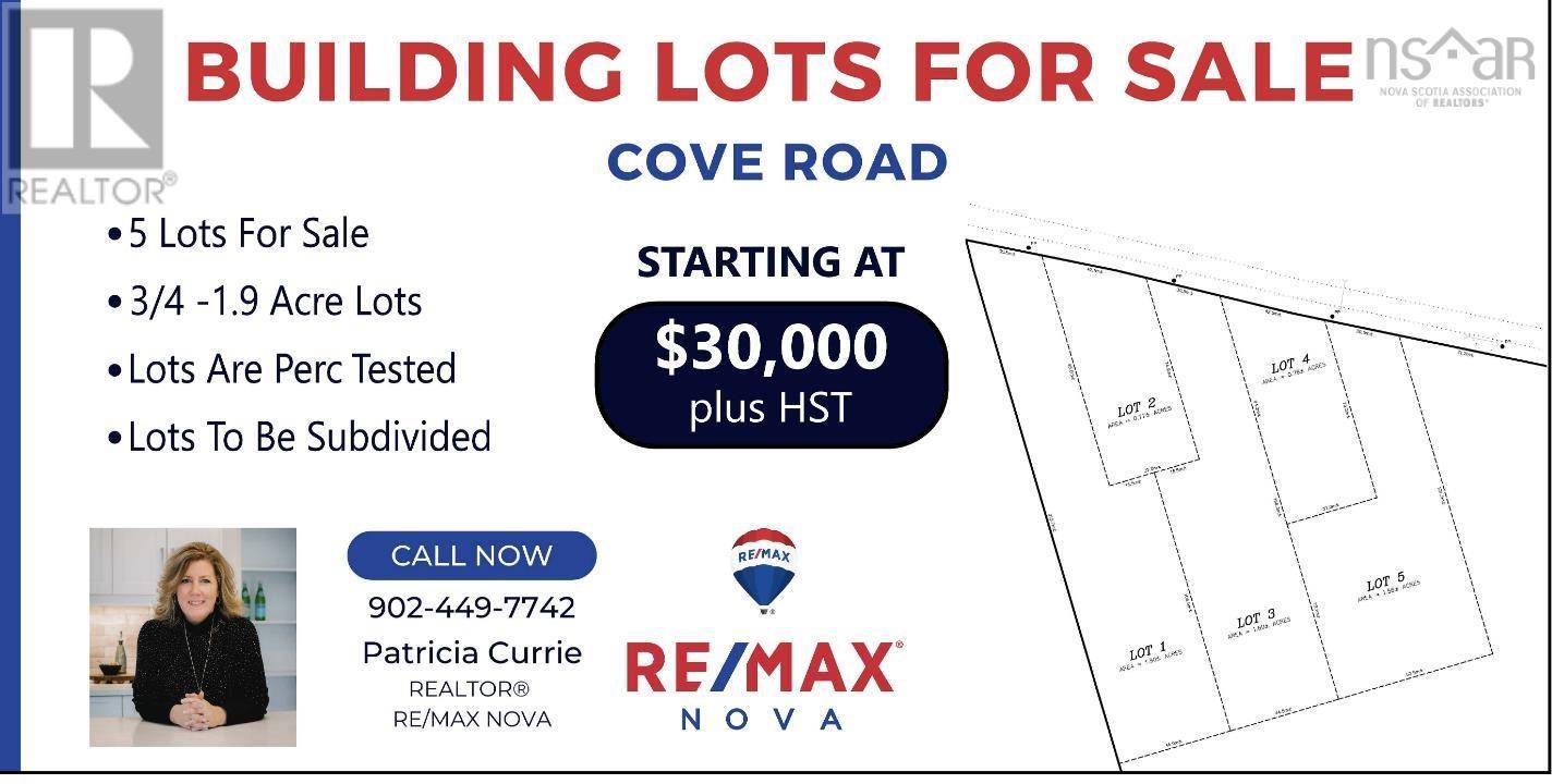 For sale Lot 2 320 Cove Road, Economy, Nova Scotia B0M1B0 202310790