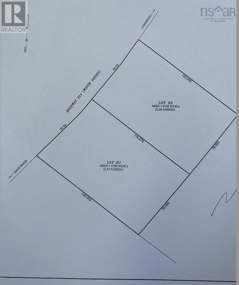 For sale Lot R1 Highway 224, Cooks Brook, Nova Scotia B0N1X0