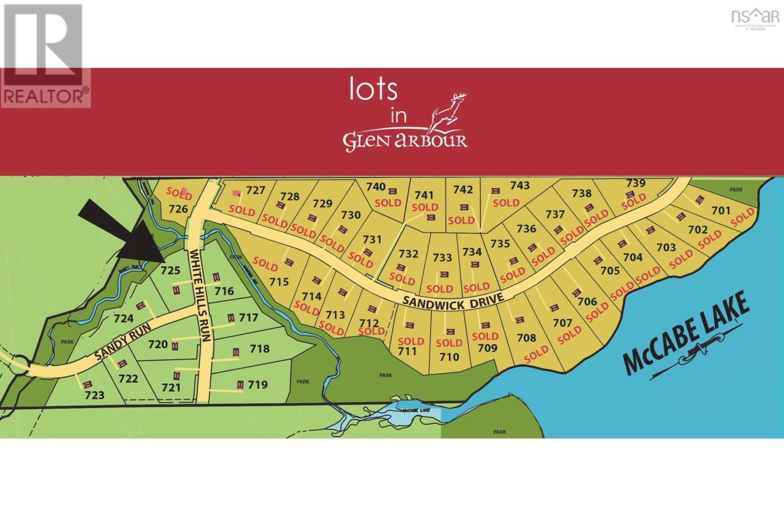 For sale Lot 725 Sandy Run, Hammonds Plains, Nova Scotia B4B0H4