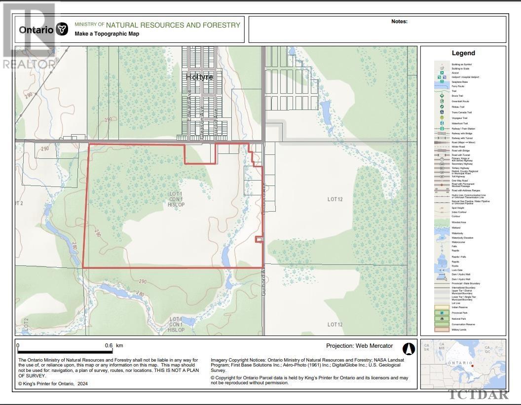 For sale LOT 1 CON 1 Hislop Township, PCL 11003, 19841, 19842, 19843