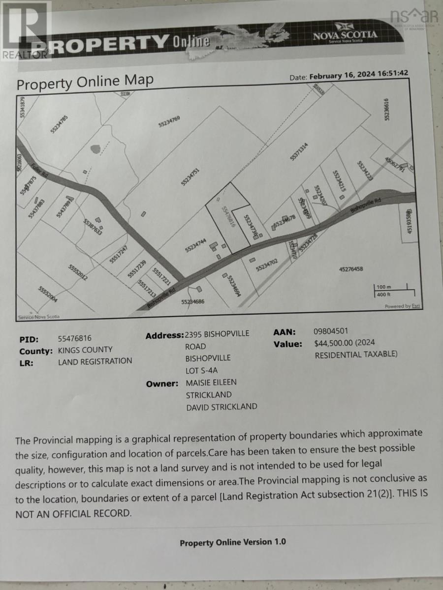 For sale 2395 Road, Hantsport, Nova Scotia B0P1P0