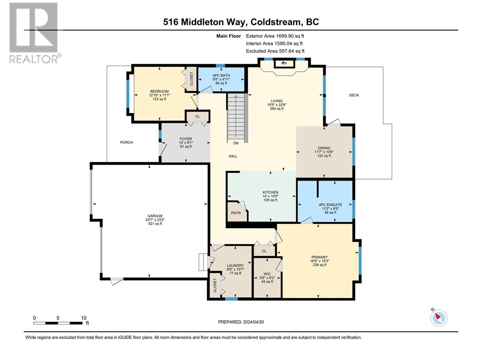 For Sale: 516 Middleton Way, Coldstream, British Columbia V1t3z8 