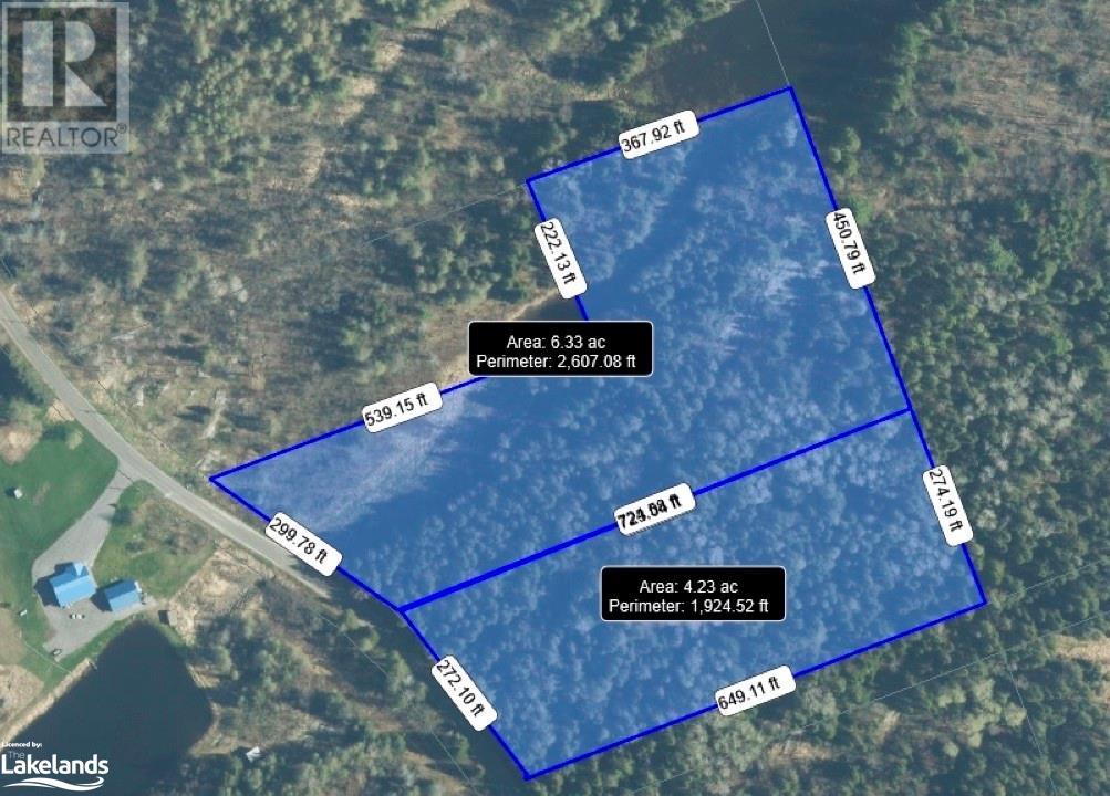 For sale LOT B LEGROU'S LAKE Road, Arnstein, Ontario P0H1A0 40574713