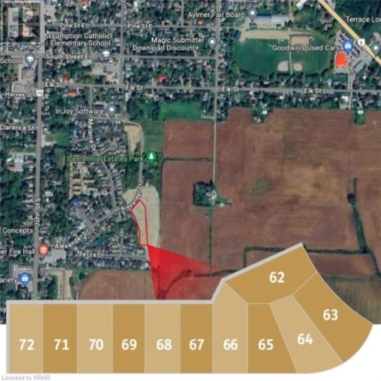 For sale LOT 62 72 REBECCA Drive, Aylmer, Ontario N5H0A1 40621886