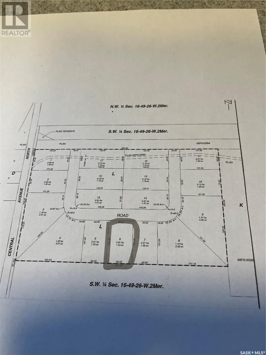 For sale: LOT 6 Robertson Crescent, Buckland Rm No. 491, Saskatchewan ...