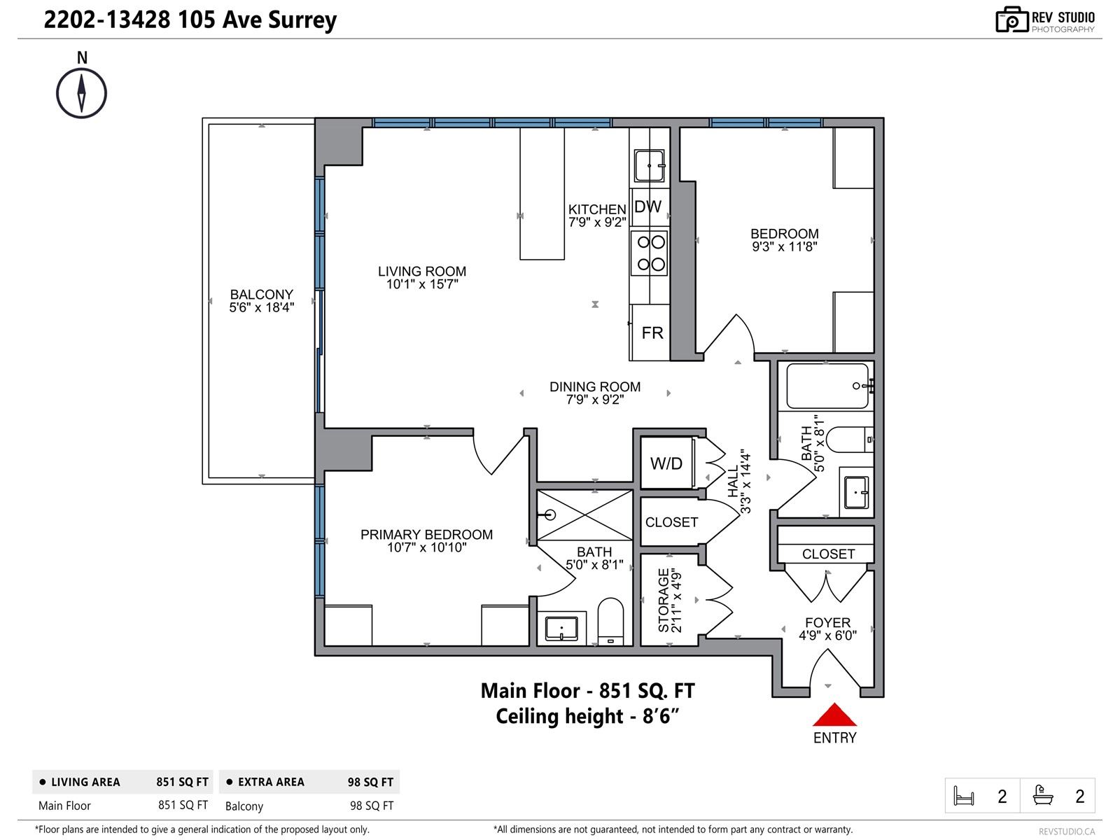 For sale: 2202 13428 105 AVENUE, Surrey, British Columbia