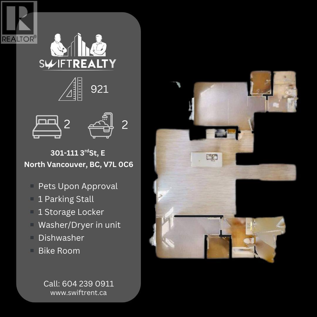 For rent: 301 111 E 3RD STREET, North Vancouver, British