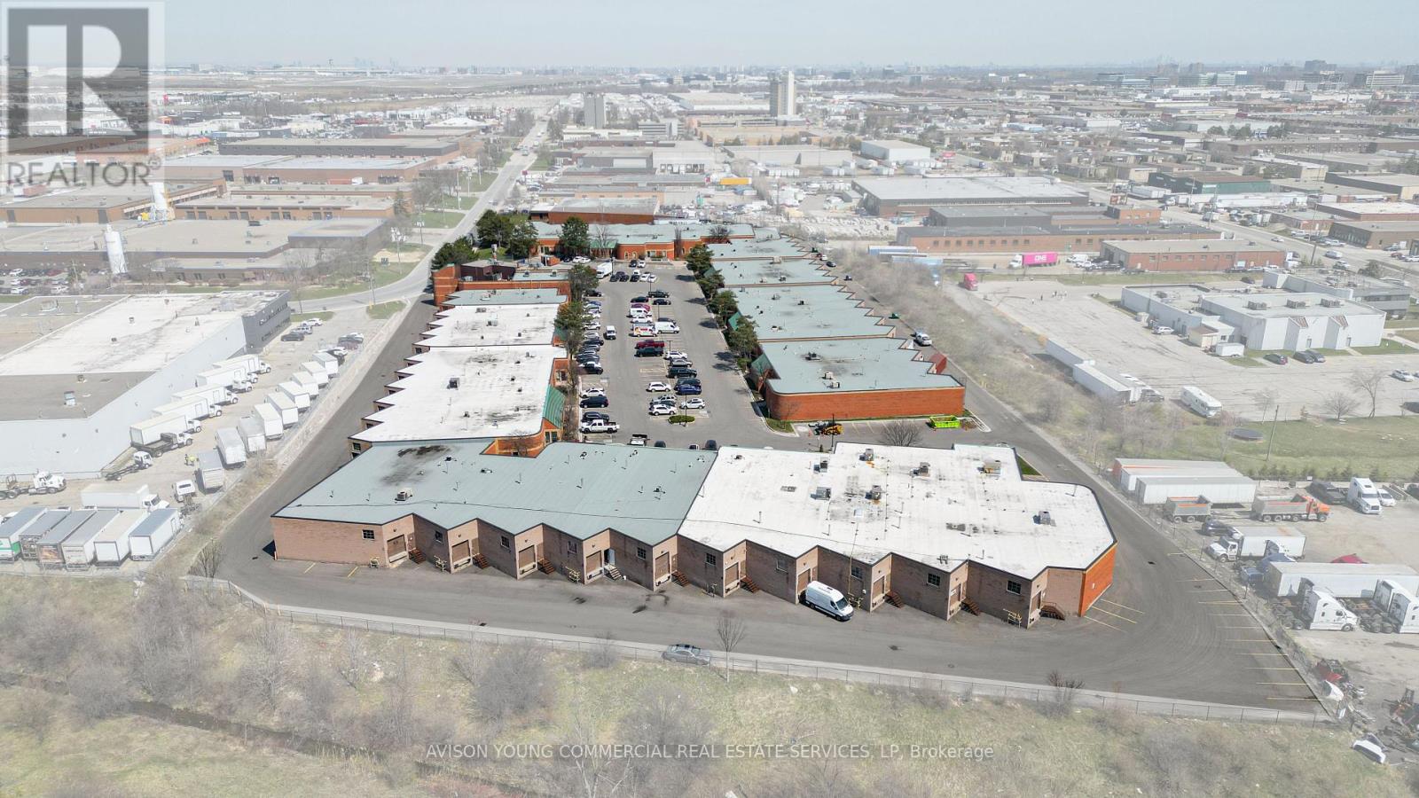 Professional commercial parking lot