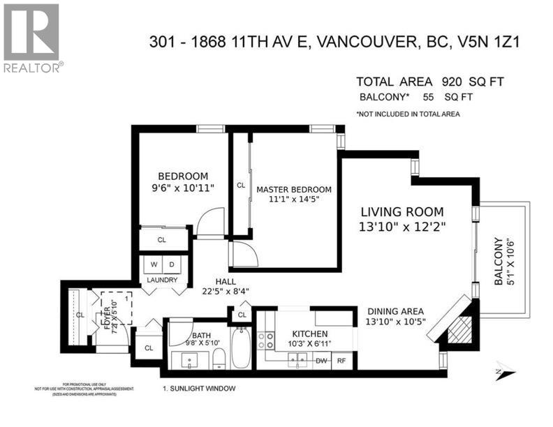 For sale: 301 1868 E 11TH AVENUE, Vancouver, British Columbia
