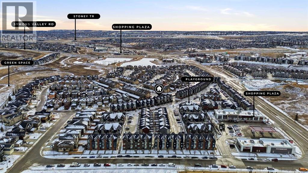 Row / Townhouse for Sale in 69 Sage Meadows Circle NW|Calgary, Alberta T3P1K3 2