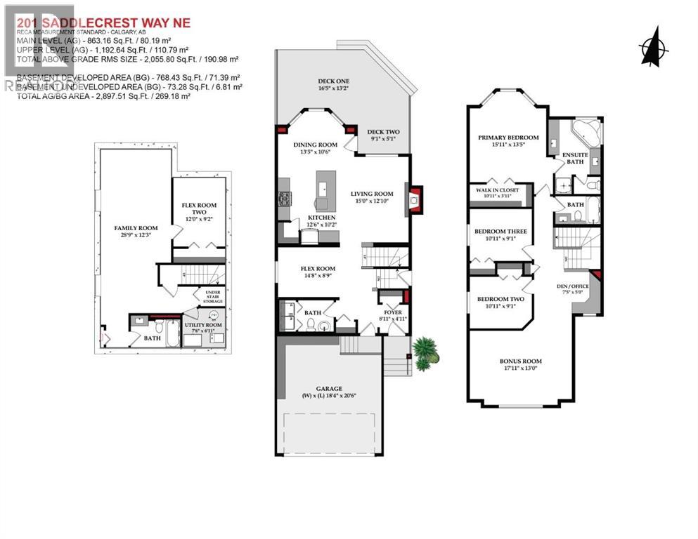 House for Sale in 201 Saddlecrest Way NE|Calgary, Alberta T3J5N1 2