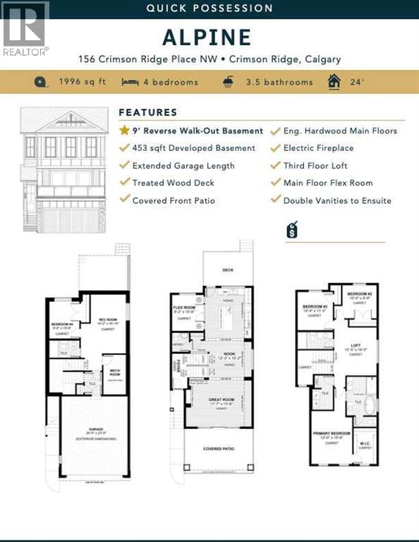 House for Sale in 156 Crimson Ridge Place NW|Calgary, Alberta T3L0K4 2