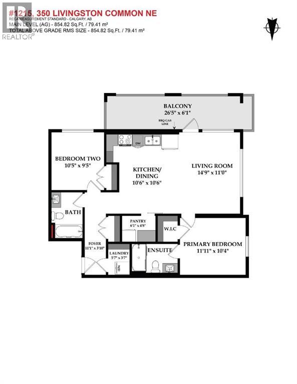 Apartment for Sale in 1215, 350 Livingston Common NE|Calgary, Alberta T3P1M5 2