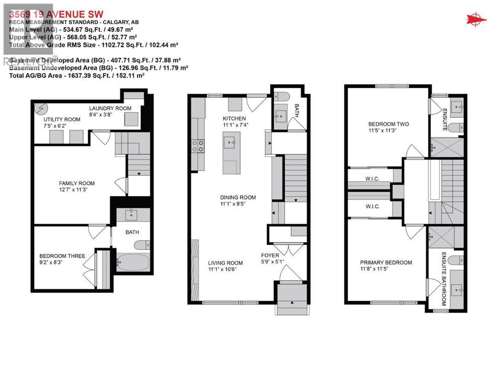 Row / Townhouse for Sale in 3569 19 Avenue SW|Calgary, Alberta T3E8C9 4