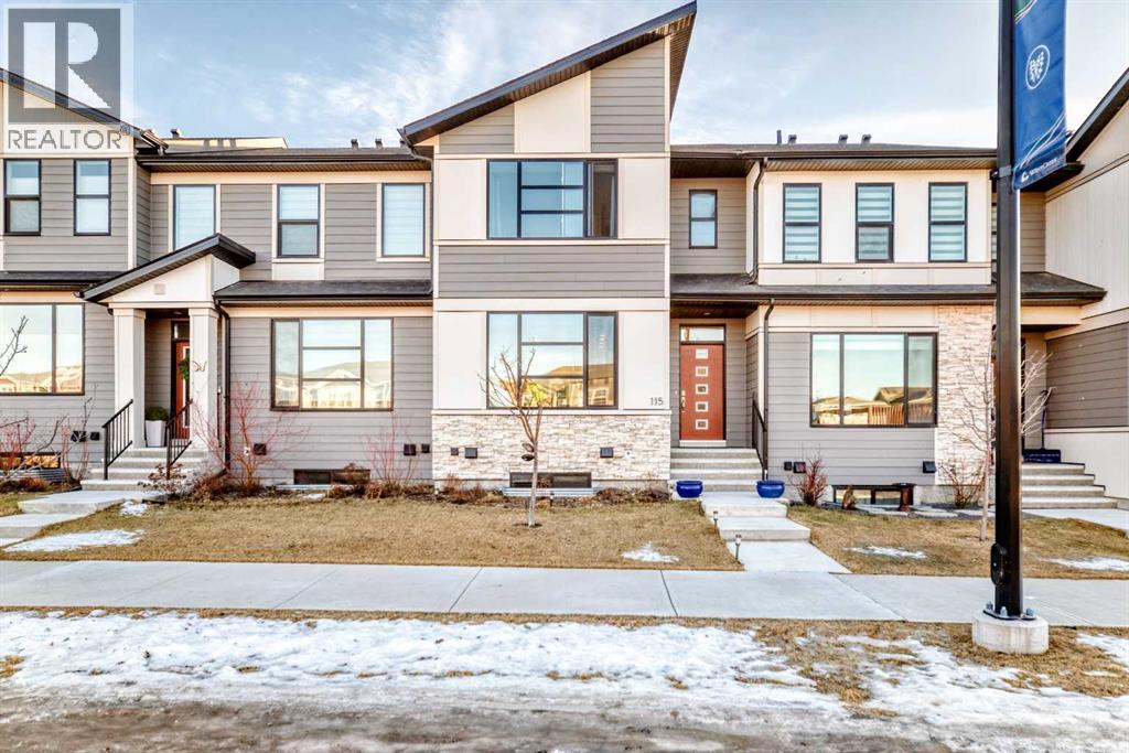 Row / Townhouse for Sale in 115 Wolf Hollow Park SE|Calgary, Alberta T2X4M8
