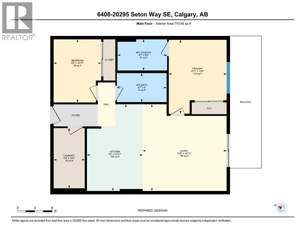 Apartment for Sale in 6408, 20295 Seton Way SE|Calgary, Alberta T3M3Y7 3