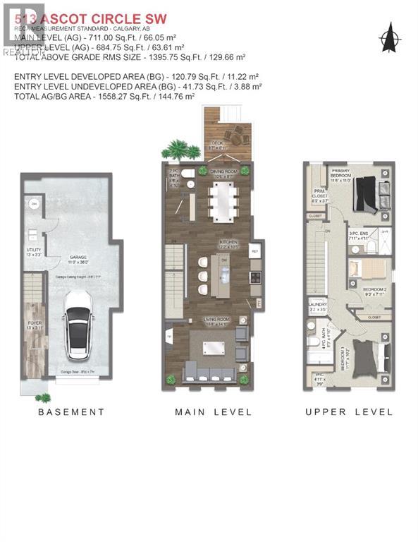 Row / Townhouse for Sale in 513 Ascot Circle SW|Calgary, Alberta T3H0W9 2