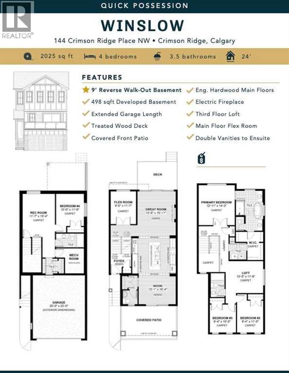 House for Sale in 144 Crimson Ridge Place NW|Calgary, Alberta T3L0K4 2