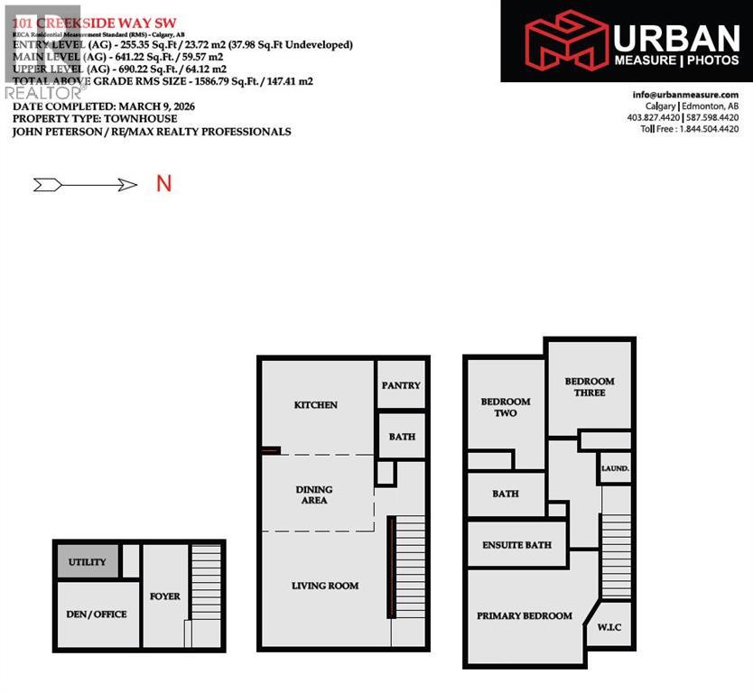 Row / Townhouse for Sale in 101, 40 Creekside Way SW|Calgary, Alberta T2X6E2 2