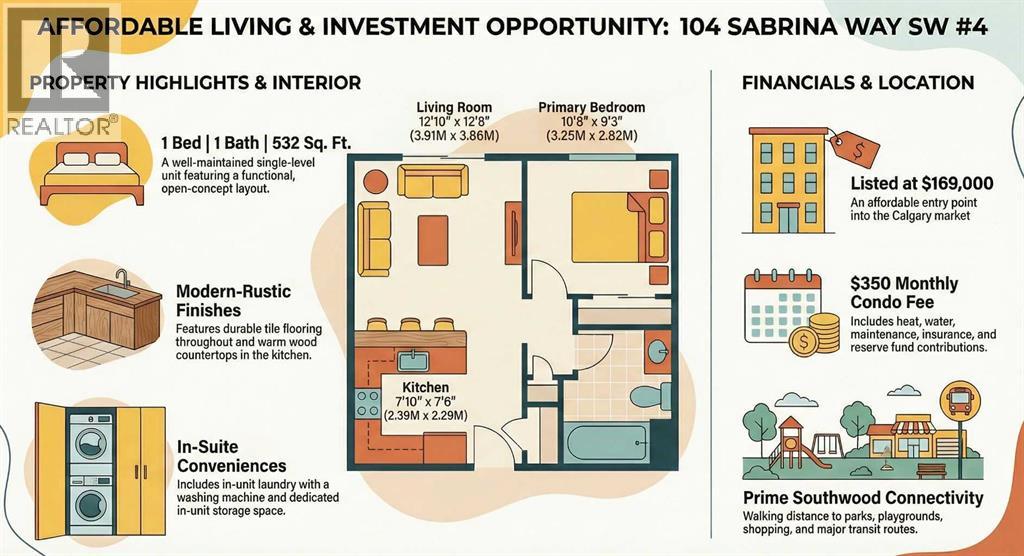 Apartment for Sale in 4, 104 Sabrina Way SW|Calgary, Alberta T2W2N6 2