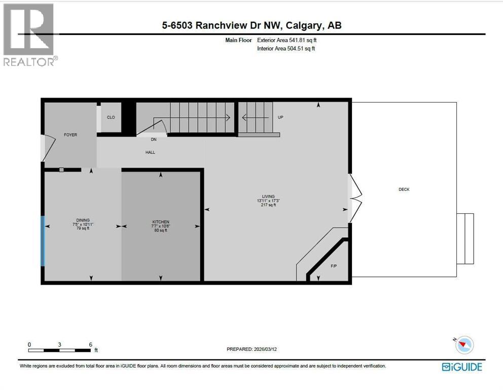 Row / Townhouse for Sale in 5, 6503 Ranchview Drive NW|Calgary, Alberta T3G1P2 3