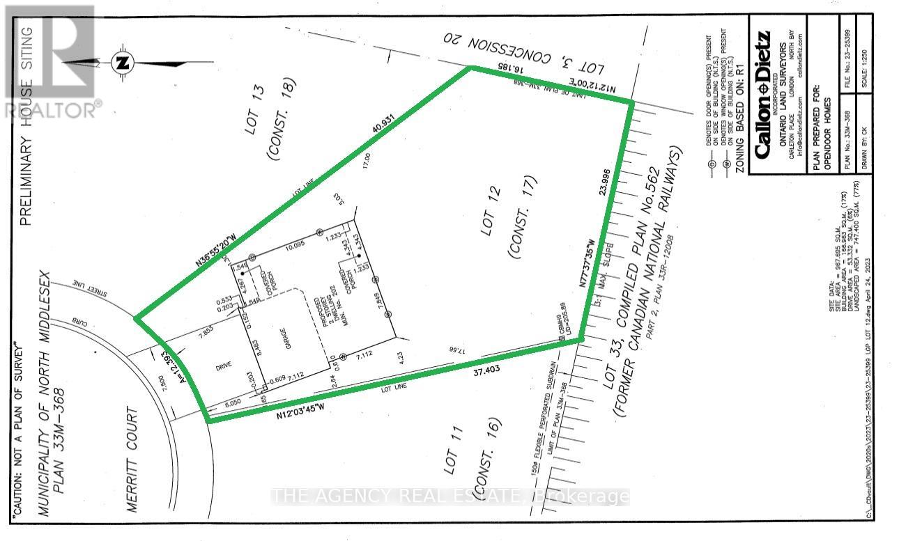 LOT 17 - 202 MERRITT COURT, North Middlesex (Parkhill)