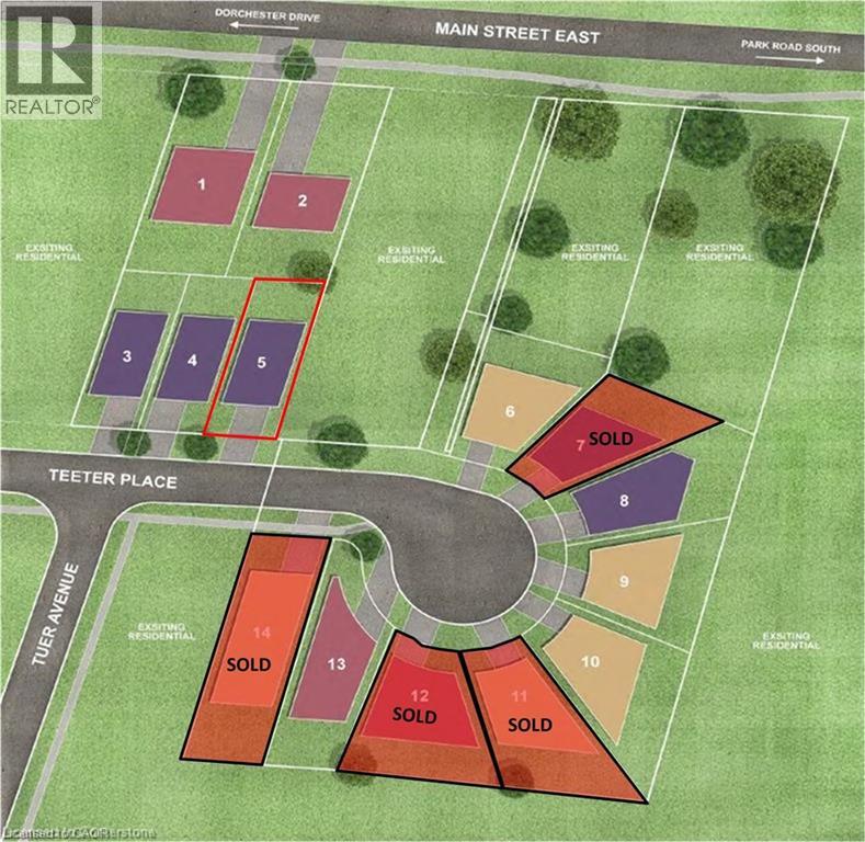 15 TEETER Place UnitNo. Lot 5, Grimsby