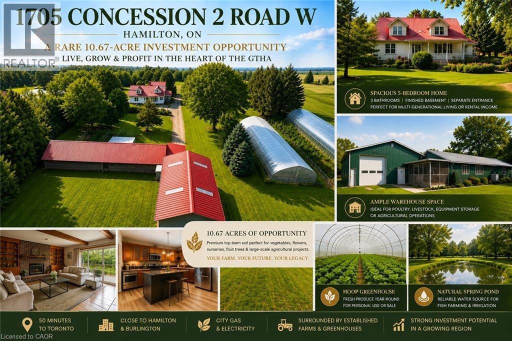 1705 W 2ND CONCESSION Road, Hamilton