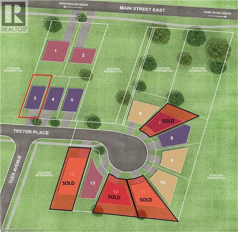 11 TEETER Place UnitNo. Lot 3, Grimsby