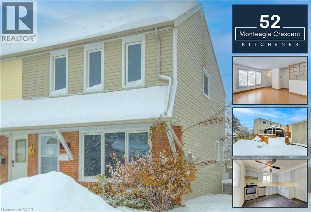 52 MONTEAGLE Crescent, Kitchener