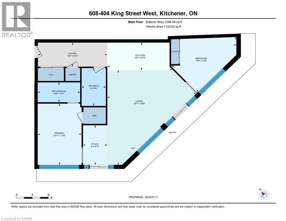 404 KING Street W UnitNo. 608, Kitchener