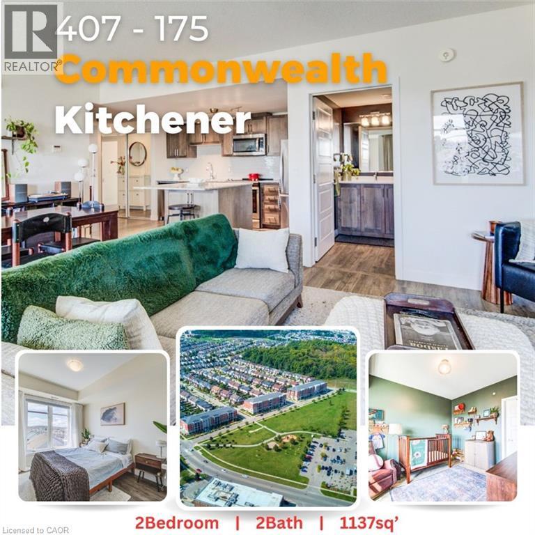 175 COMMONWEALTH Street UnitNo. 407, Kitchener