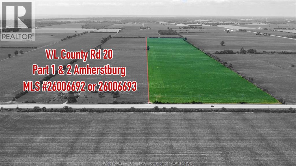 V/L COUNTY RD 20 UnitNo. PARTS 1 & 2, Amherstburg