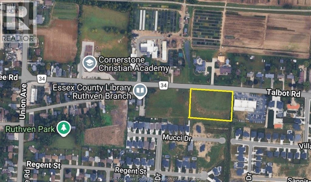 V/L TALBOT ROAD UnitNo. EAST PARCEL, Kingsville