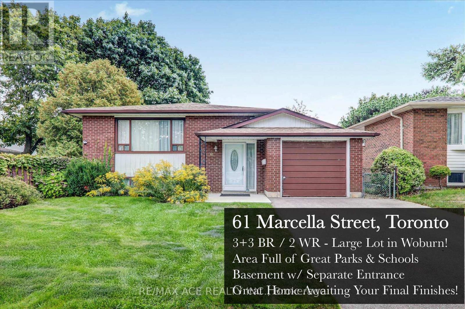 Property image for 61 MARCELLA STREET|Toronto (Woburn), Ontario M1G1K9