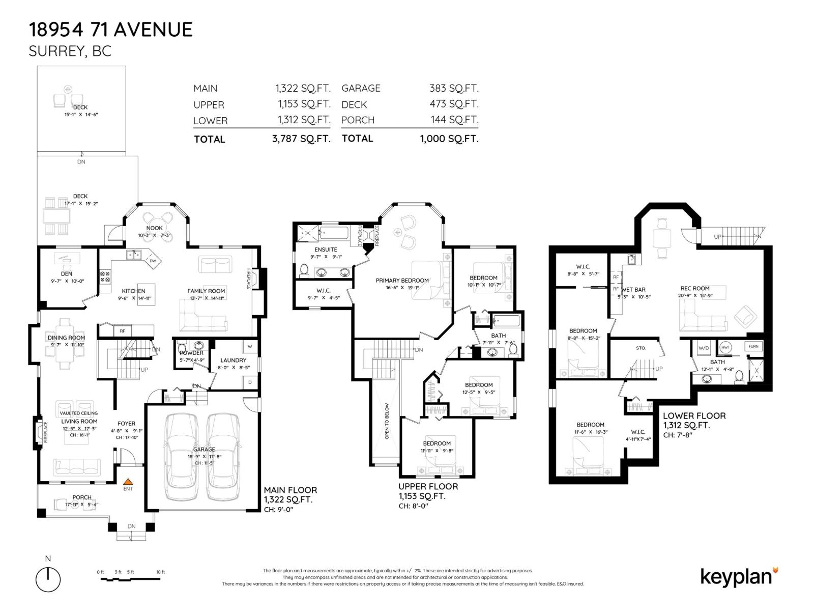 For sale: 18954 71 AVENUE, Surrey, British Columbia V4N5M7