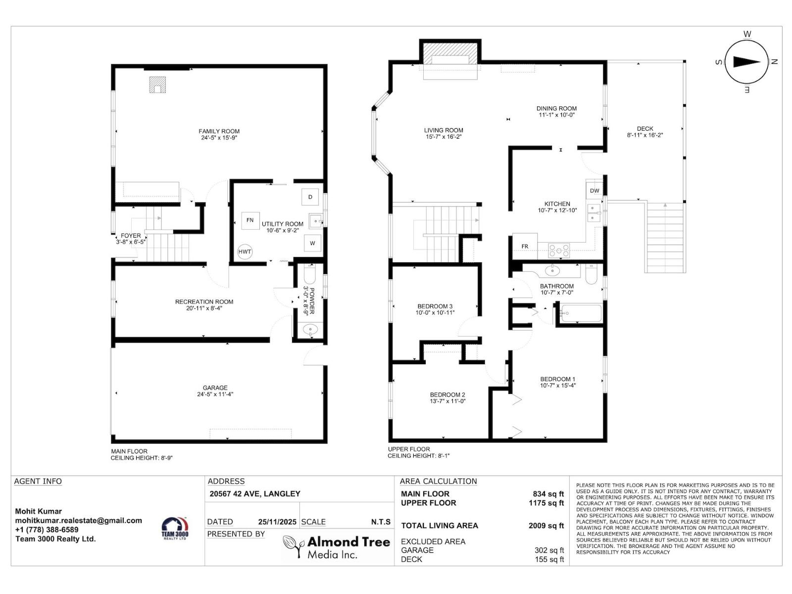 For sale: 20567 42 AVENUE, Langley, British Columbia V3A3A8