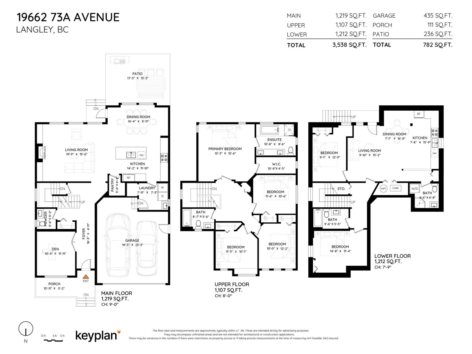 For sale: 19662 73A AVENUE, Langley, British Columbia V2Y3C4