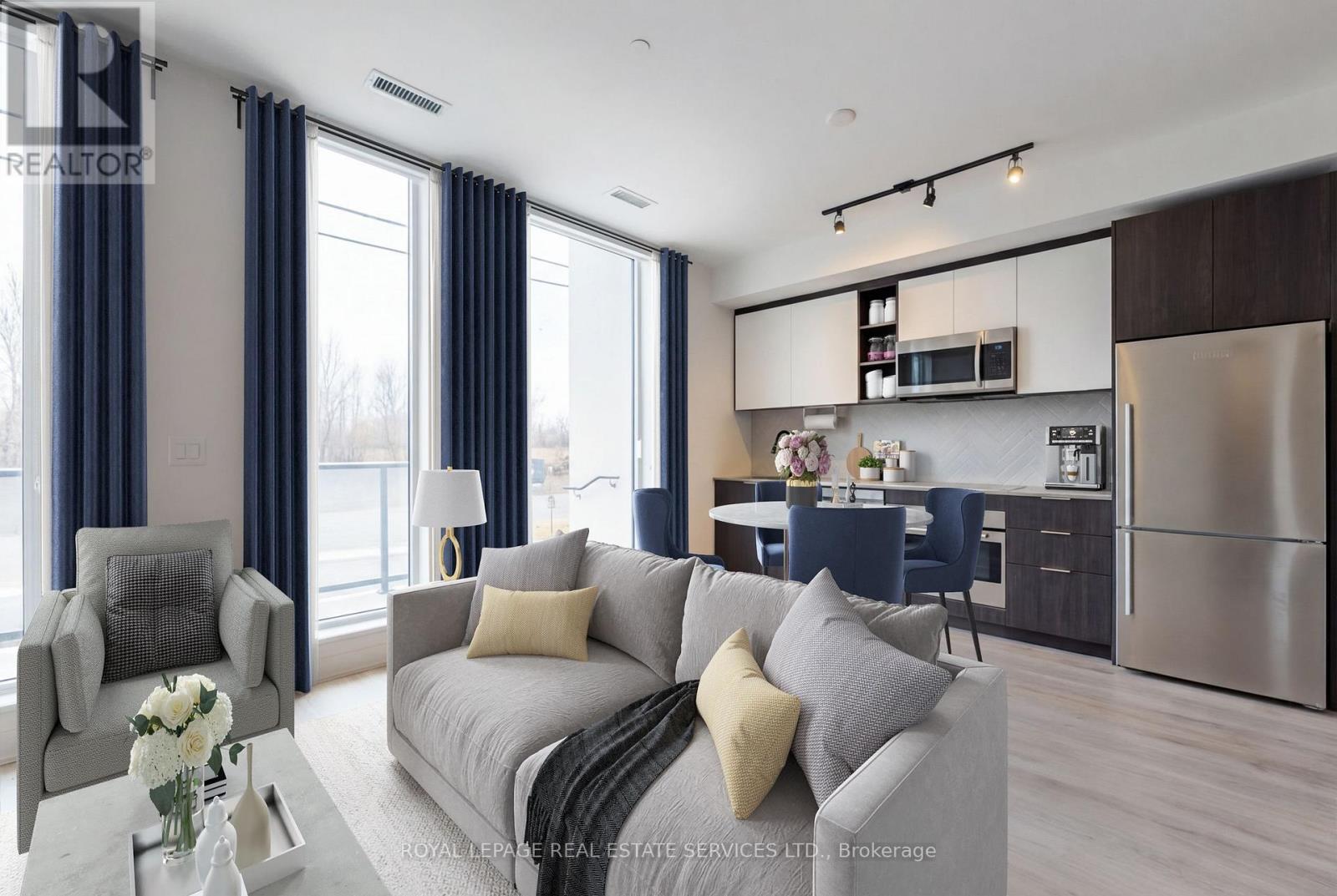 Row / Townhouse for Sale in 105 - 36 ZORRA STREET|Toronto (Islington-City Centre West), Ontario M8Z0G5