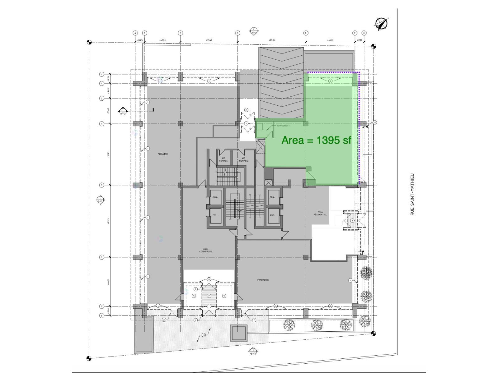 For lease: 1819 Boul. René-Lévesque O., #C002, Montréal (Ville-Marie ...