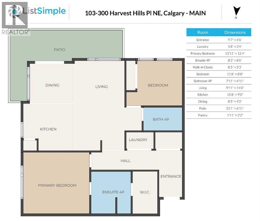 Apartment for Sale in 103, 300 Harvest Hills Place NE|Calgary, Alberta T3K2P4 4