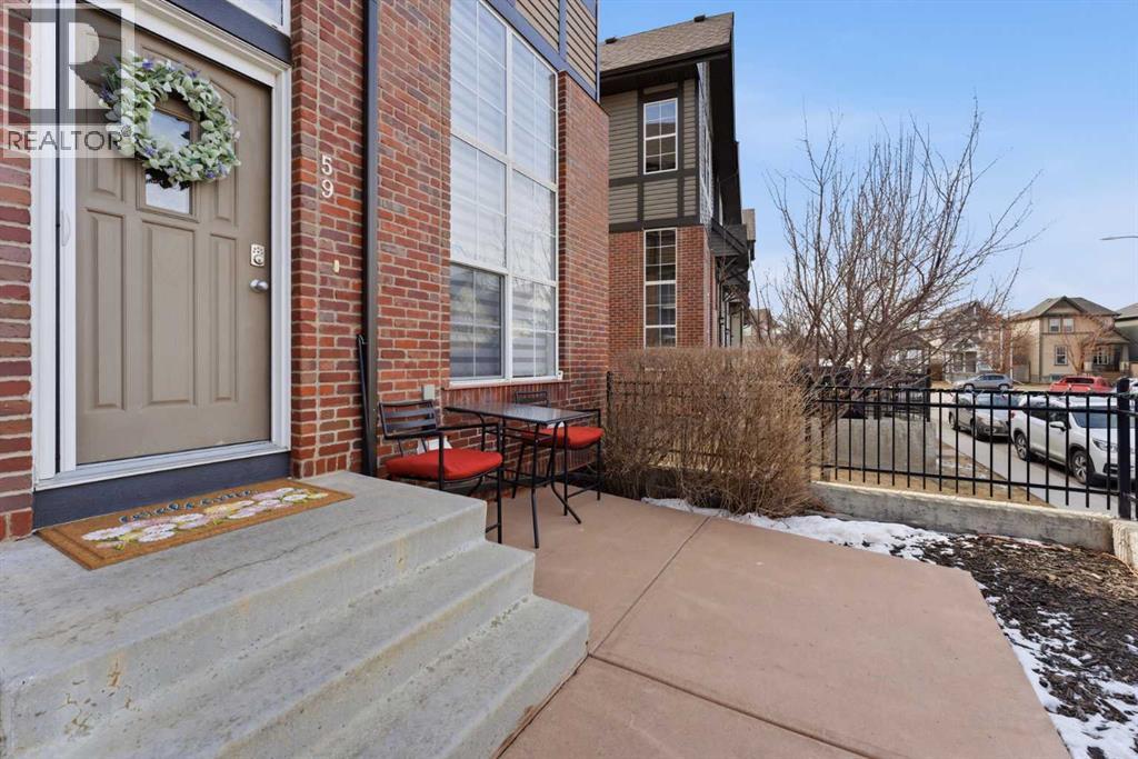 Row / Townhouse for Sale in 59 New Brighton Common SE|Calgary, Alberta T2Z0T5 3